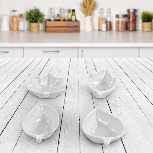 Martha Stewart Ceramic Tidbit Dish Set - White Perspective: right