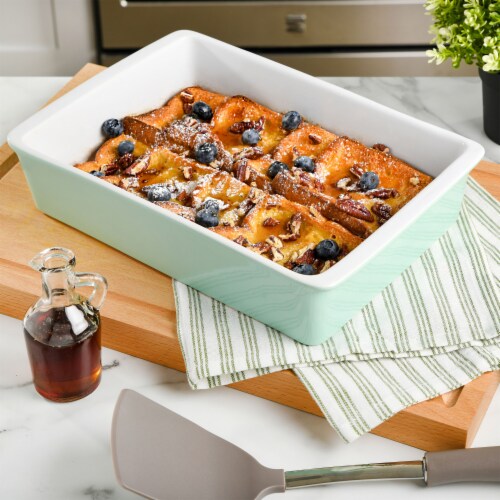 Martha Stewart Mint Stoneware Baker Perspective: right