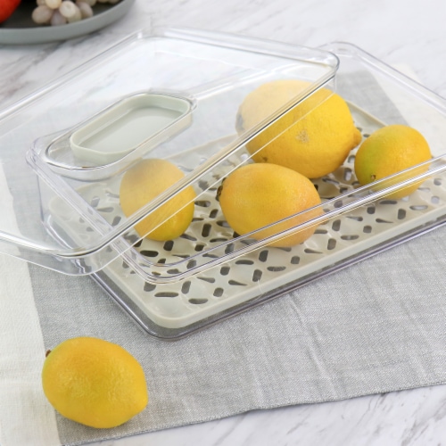 Martha Stewart Flat Fresh Keeper Container Set Perspective: right