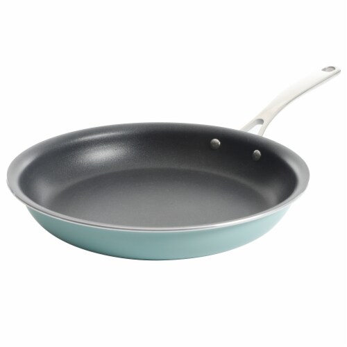 Martha Stewart Enamel Martha Blue Cookware Set Perspective: right