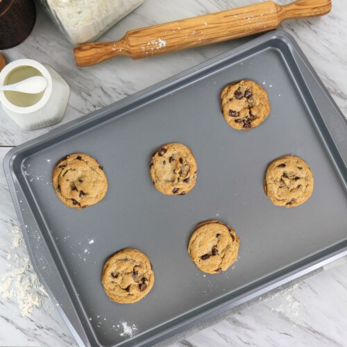 Martha Stewart Carbon Steel Cookie Sheet Perspective: right