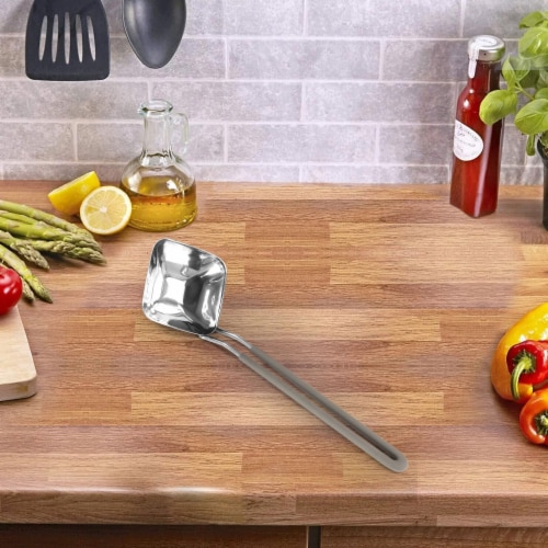 Martha Stewart Stainless Steel Rhombus Ladle Perspective: right