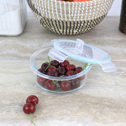 Martha Stewart Glass Container with Lid Perspective: right