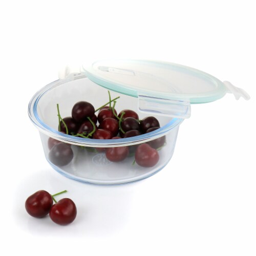 Martha Stewart Glass Container with Lid Perspective: right
