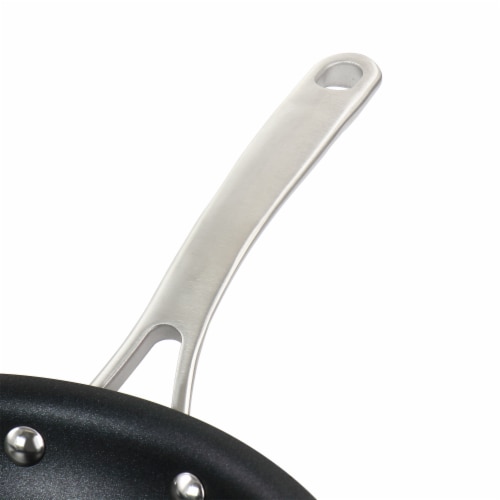 Martha Stewart Matte Black Nonstick Hard Aluminum Cookware Set Perspective: right