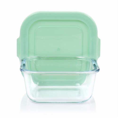 Martha Stewart Glass Food Storage Container with Lid Perspective: right