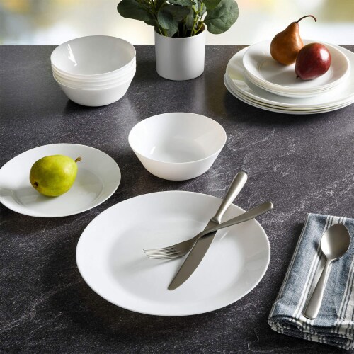 Mason Ceramic Dinnerware Set - White, 12 pc - Kroger