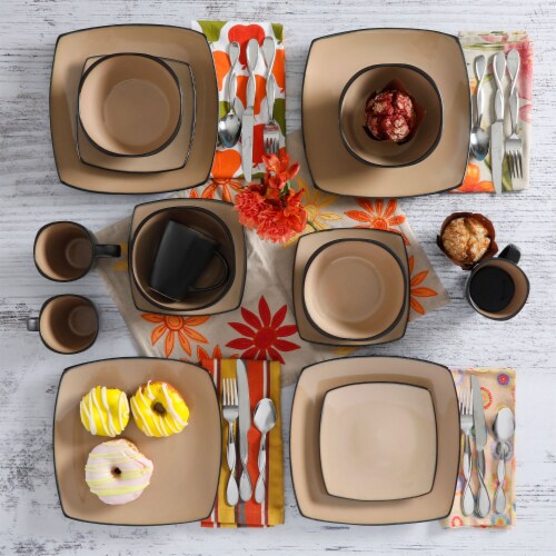 Gibson deals square dinnerware