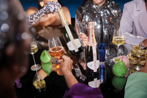 Chandon California Brut Sparkling Wine Perspective: right
