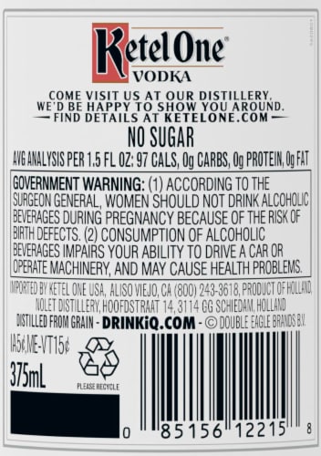Ketel One Vodka Perspective: right