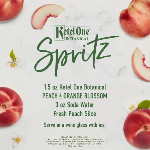 Ketel One Botanical Peach & Orange Blossom Perspective: right