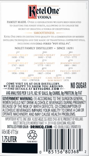 Ketel One Vodka Perspective: right