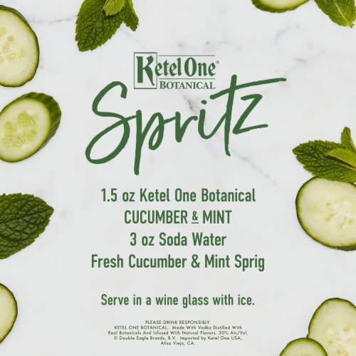 Ketel One Botanical Cucumber & Mint Perspective: right