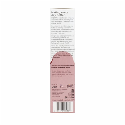 Radius Organic Clove Cardamom Gel Toothpaste Perspective: right