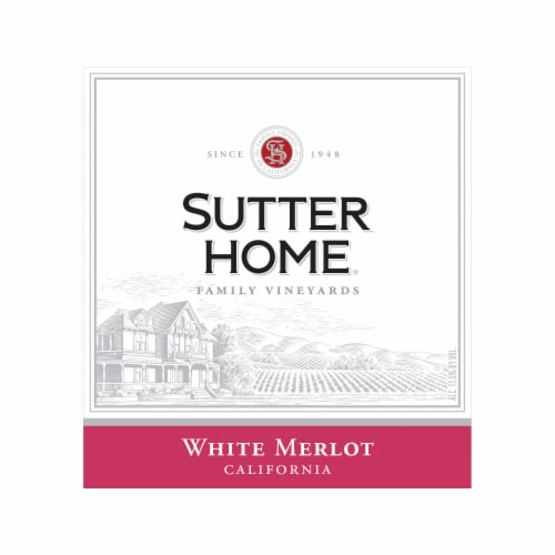 Sutter Home® White Merlot Perspective: right