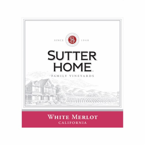 Sutter Home® White Merlot Perspective: right