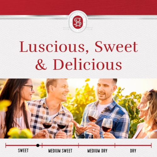 Sutter Home® Sweet California Red Wine Perspective: right