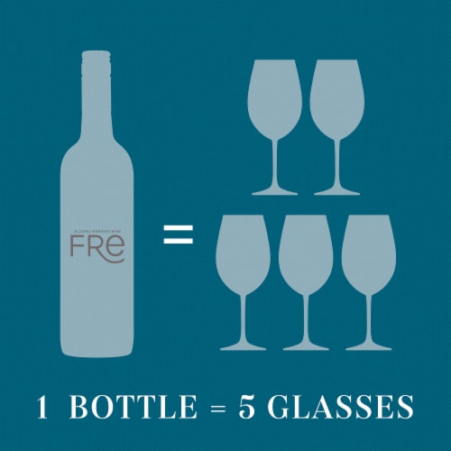 Fre Alcohol-Removed Merlot Red Low Calorie Non Alcoholic Wine Perspective: right