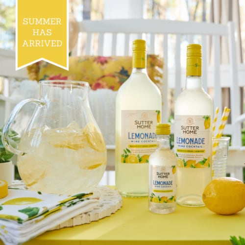Sutter Home Lemonade Wine Cocktail Perspective: right