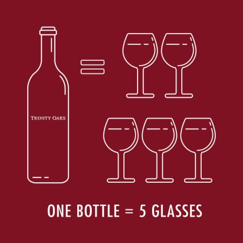 Trinity Oaks Cabernet Sauvignon California Red Wine 750 ml Perspective: right