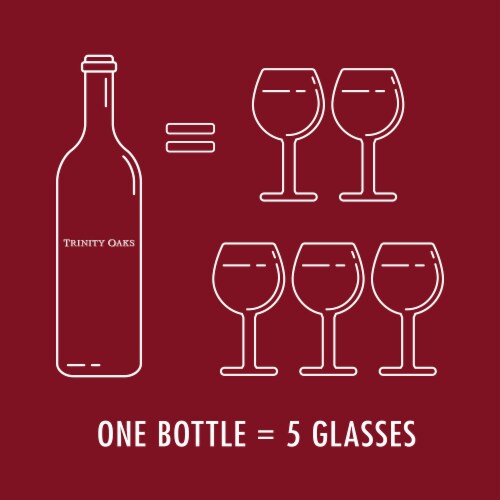 Trinity Oaks Cabernet Sauvignon California Red Wine 750 ml Perspective: right