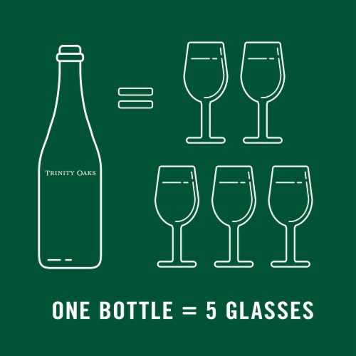 Trinity Oaks Chardonnay California White Wine 750 ml Perspective: right