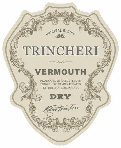 Trinchero Vineyard Dry Vermouth Perspective: right