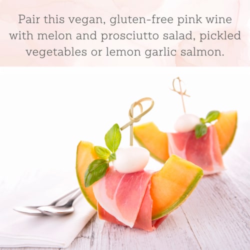 Mind & Body Low Alcohol & Low Calorie Rose Wine Perspective: right