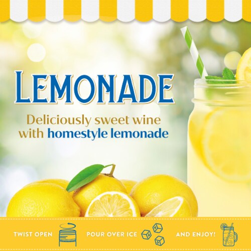 Sutter Home Lemonade Wine Ready to Drink Cocktail Perspective: right