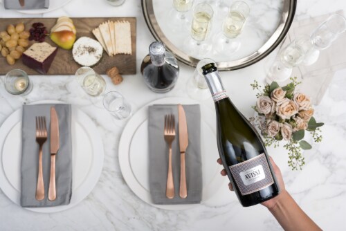 Avissi Prosecco Italy Sparkling White Wine 750 ml Perspective: right