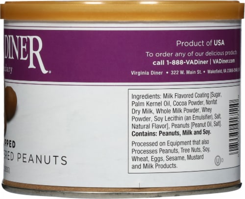 Virginia Chocolate Covered Peanuts Perspective: right