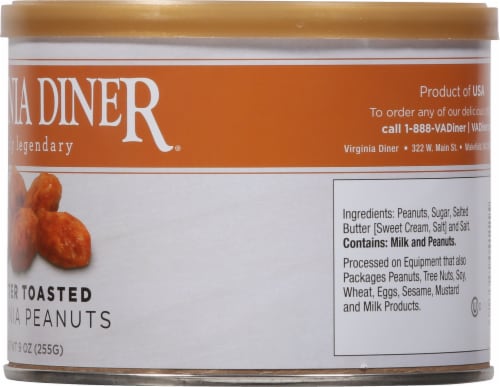 Virginia Diner® Gourmet Butter Toasted Peanuts Perspective: right