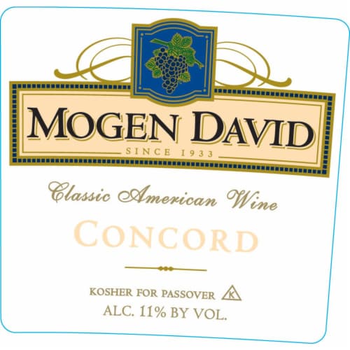 Mogen David Concord New York Fortified Perspective: right
