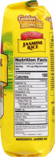 Golden Star® Jasmine Rice Standup Bag Perspective: right