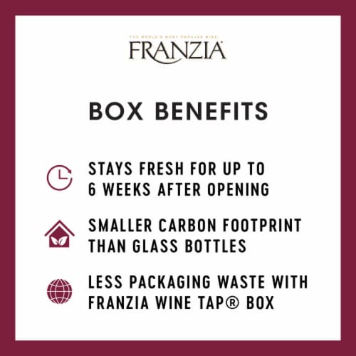 Franzia Vintner Select Cabernet Sauvignon Chile Red Wine Box Perspective: right