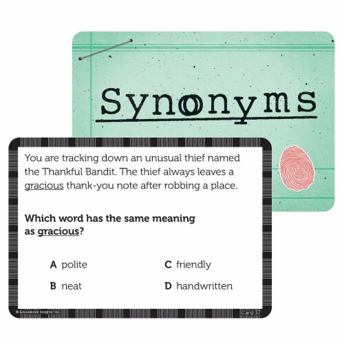 Educational Insights Super Sleuth Vocabulary Game Perspective: right