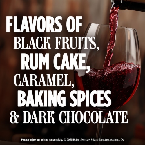 Robert Mondavi Private Selection Merlot Red Wine Perspective: right