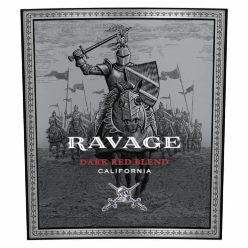 Ravage Dark Side Red Blend Red Wine Perspective: right