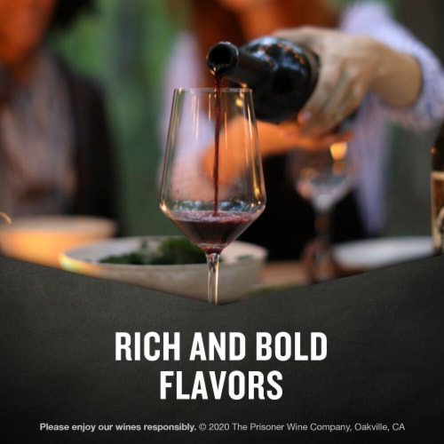 The Prisoner Wine Company Derange Napa Valley Red Blend Red Wine Perspective: right