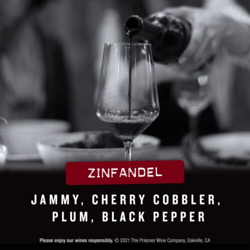 The Prisoner Wine Company Saldo Zinfandel Red Wine Perspective: right