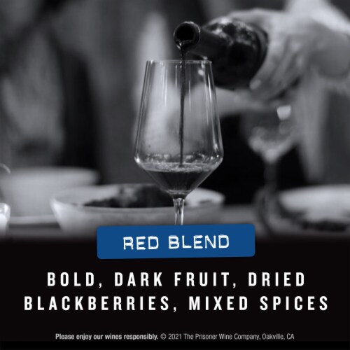 The Prisoner Wine Company Saldo Red Blend Red Wine Perspective: right
