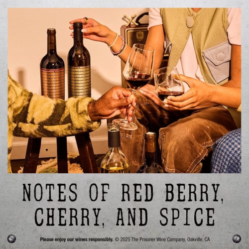 The Prisoner Wine Company Unshackled Red Blend Red Wine Perspective: right