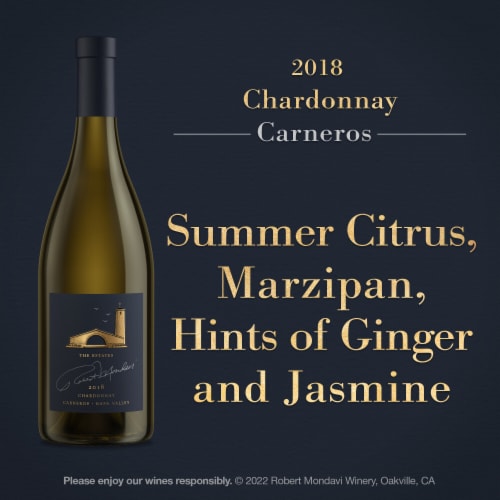 Robert Mondavi Winery The Estates Carneros Napa Valley Chardonnay White Wine Perspective: right