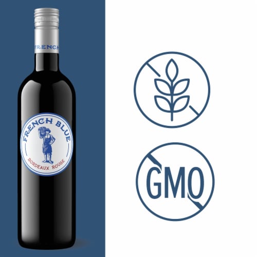 French Blue Bien Ensemble France Red Wine Perspective: right