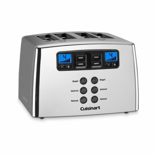 Cuisinart Touch to Toast™ LeverLess 4Slice Toaster Silver, 1 ct