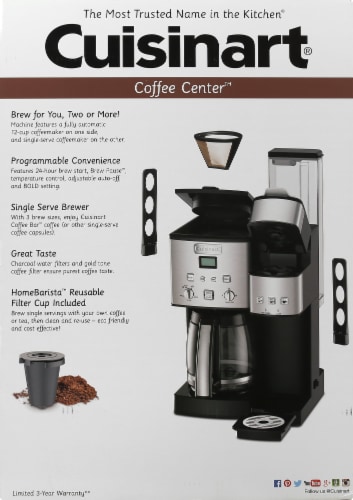 Coffee Center 2-in-1 Coffeemaker & Single-Serve Brewer - Cuisinart