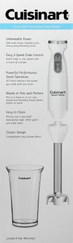 Cuisinart 2-Speed Hand Blender - White Perspective: right