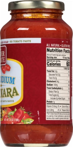 The Silver Palate® Low Sodium Marinara Pasta Sauce Perspective: right