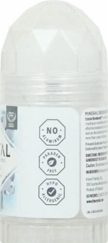Crystal Unscented Mineral Deodorant Stick Perspective: right