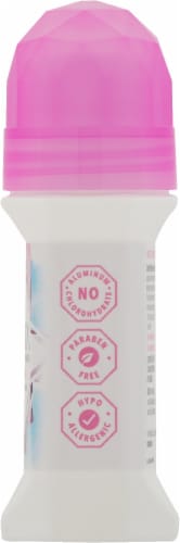 Crystal® Unscented Mineral Roll-On Deodorant Perspective: right